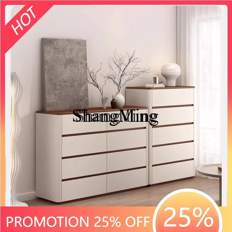 

CL simple chest cabinet bedroom home six buckets light luxury living room storage drawer bedside storage cabinet