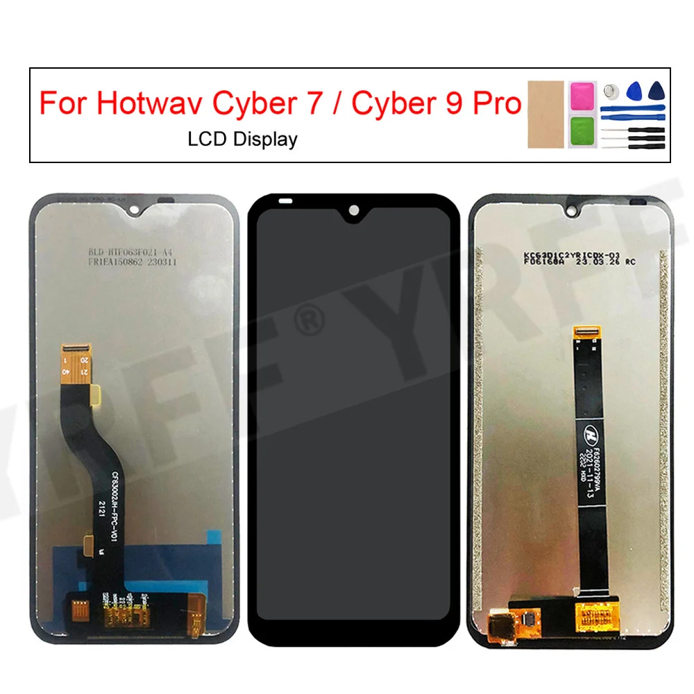 LCD Display For Hotwav Cyber 9 Pro ,Cyber 7,Touch Screen Digitizer Assembly ,Phone LCD Screen Replacement Parts