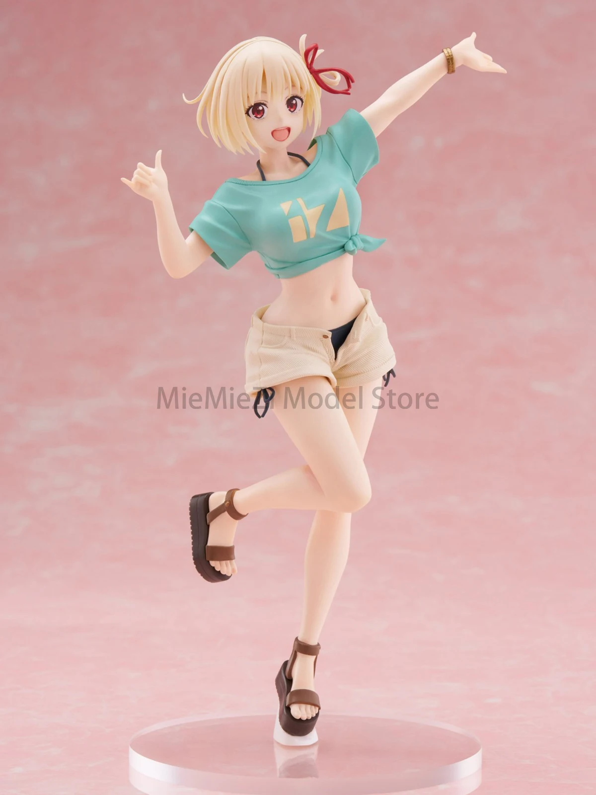 En Stock Original TAiTO pré-peint Coreful Figure Lycoris recul Nishikigi Chisato Inoue Takina Hawaii Ver. Modèle de figurine d'anime