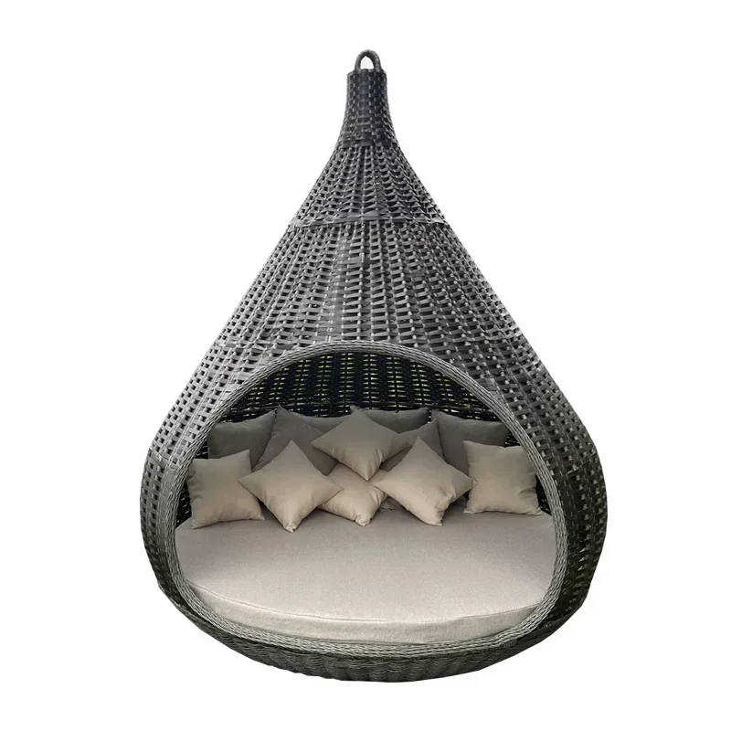 

Outdoor leisure rattan sofa outdoor Internet celebrity creative bird's nest B & B villa outdoor rattan art bed furniture