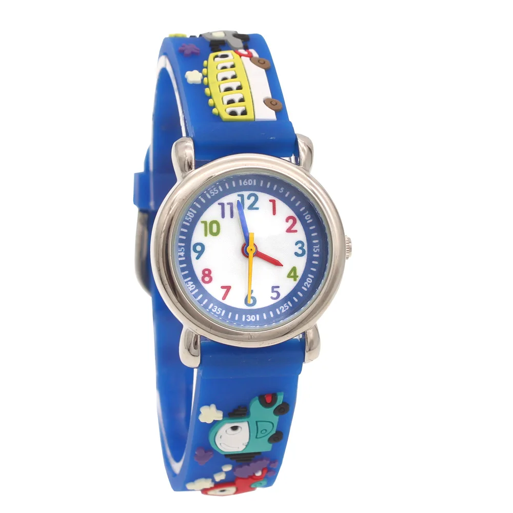 Cute Boys Girls Quartz Watch Kids Children's Fabric Strap Student Time Clock Wristwatch Gifts