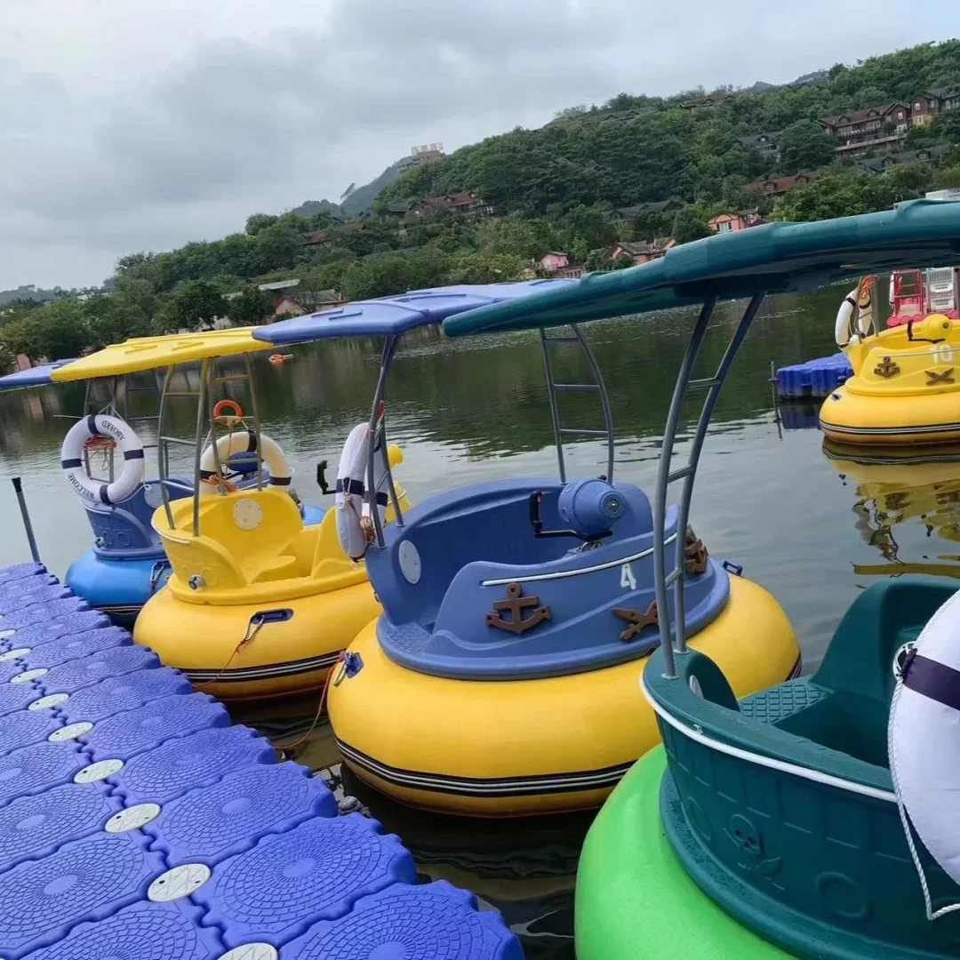 Commercial Use Water Play Inflatable Battery Powered Electric Bumper Boats For Sale