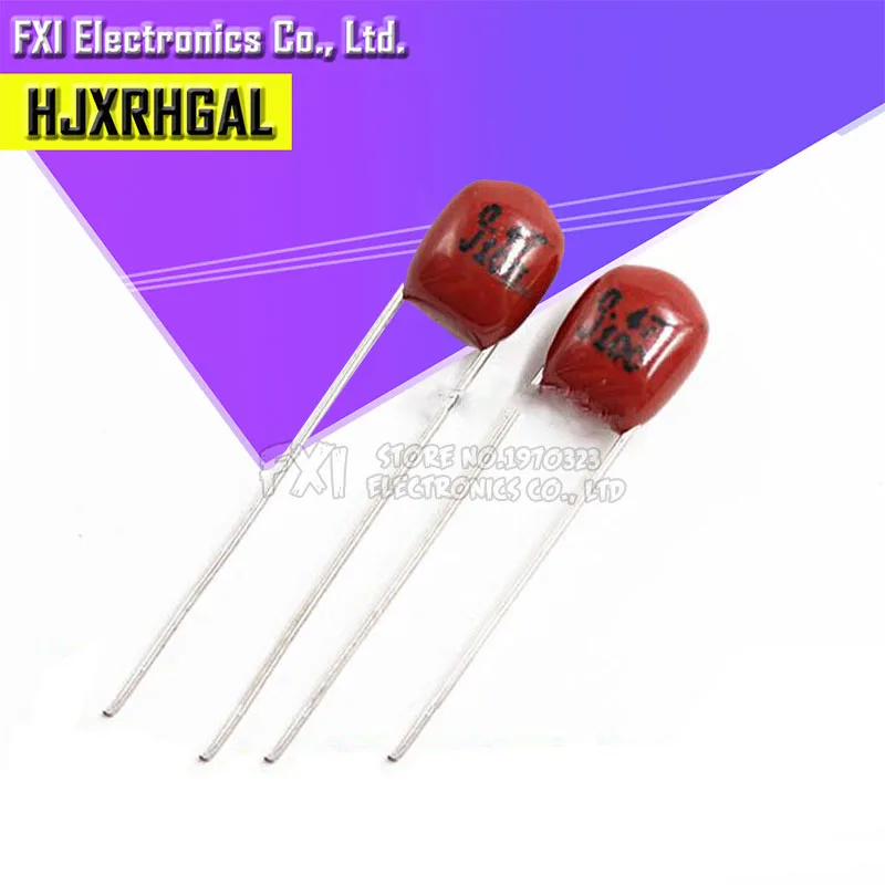 10PCS 100V474J 0.47UF 5% Pitch 5mm 470nf 474 100V CBB Polypropylene film capacitor new