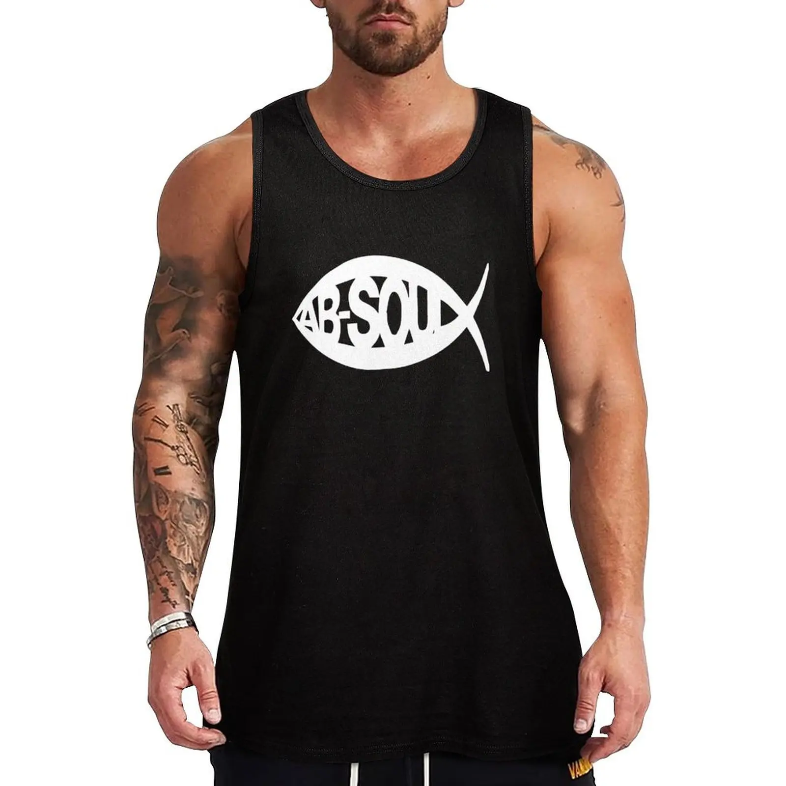 AB Soul Tank Top gym Men's fitness t-shirt T-shirts men Male vest