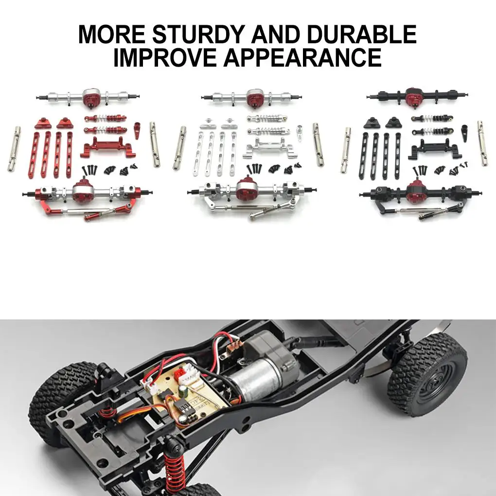 1/12 ze stopu aluminium CNC przednia tylna oś portalowa DIY zestaw do MN MN82 LC79 MN78 części do samochodów zdalnie sterowanych RC akcesoria