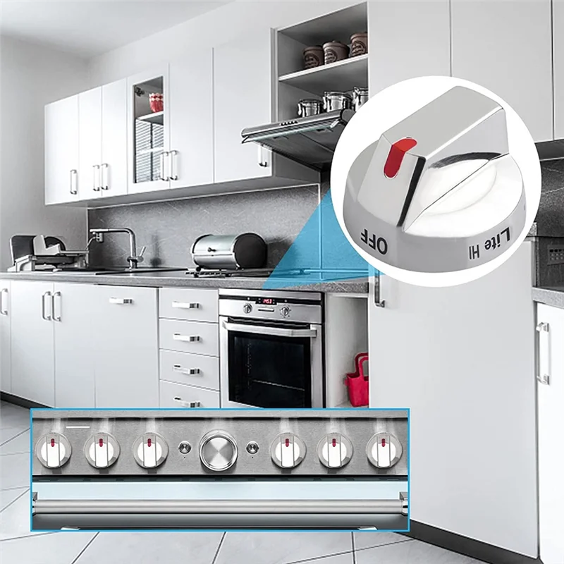 

Акция! DG64-00473A Ручка циферблата горелки Замена духовки для верхней горелки Ручка газовой плиты духовки