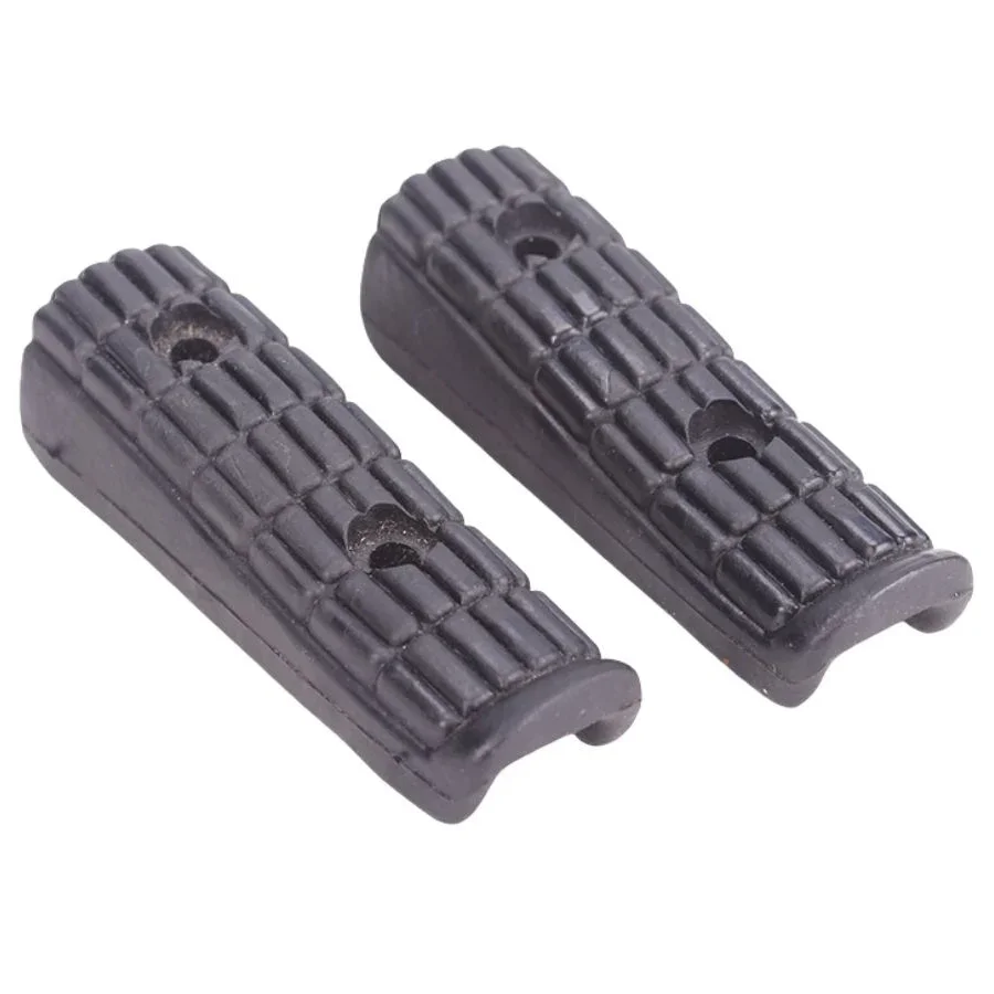 1 Pair Rubber Motorcycle Front Foot Step Pegs Cover Motorbike Foot Rest Pedal Pad Shell For Yamaha FZR1000 87-95 FZ750 88-91