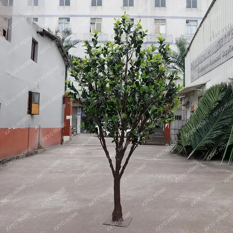 XX simulated camellia tree indoor and outdoor decoration fake plant new landscaping simulated green plant