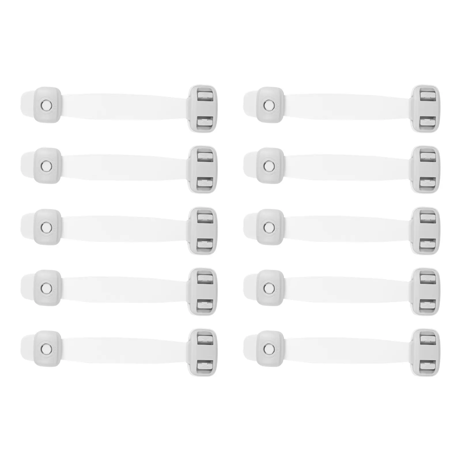 10pcs Safety Latches Self Adhesive Easy Install Cabinet Locks Drawer Supplies Child Proof Baby Safe Wardrobe Hardware