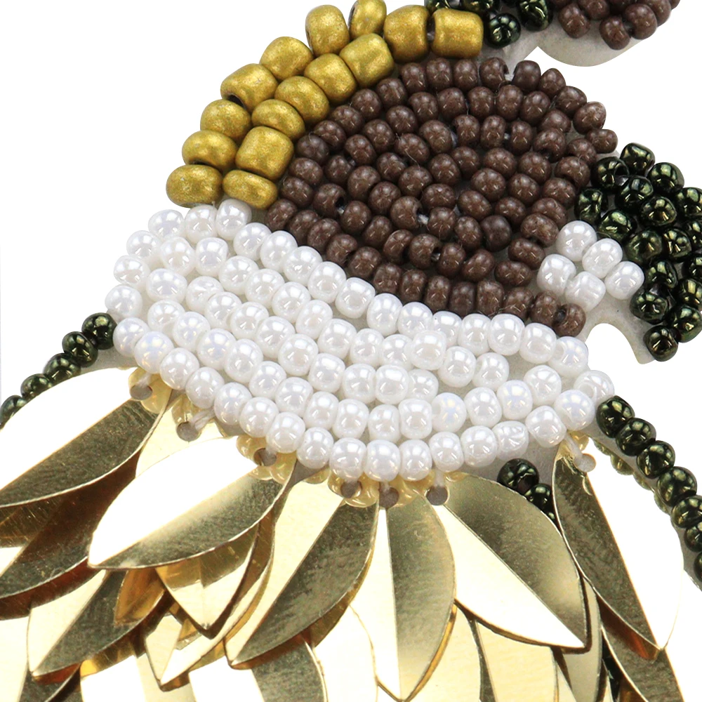 1Piece Hand-beaded Sequin Bird - Phone Accessories Pictures 评论和价格