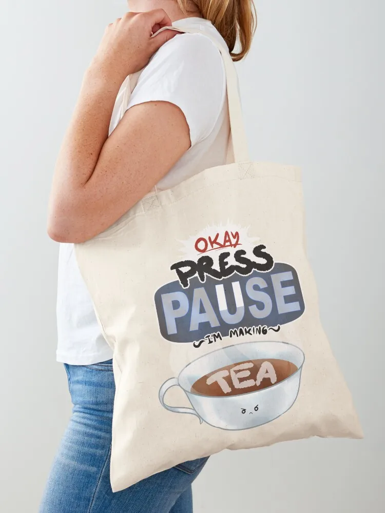 

Ragequit Tea Break Tote Bag Eco bag custom tote bag personalized tote Canvas