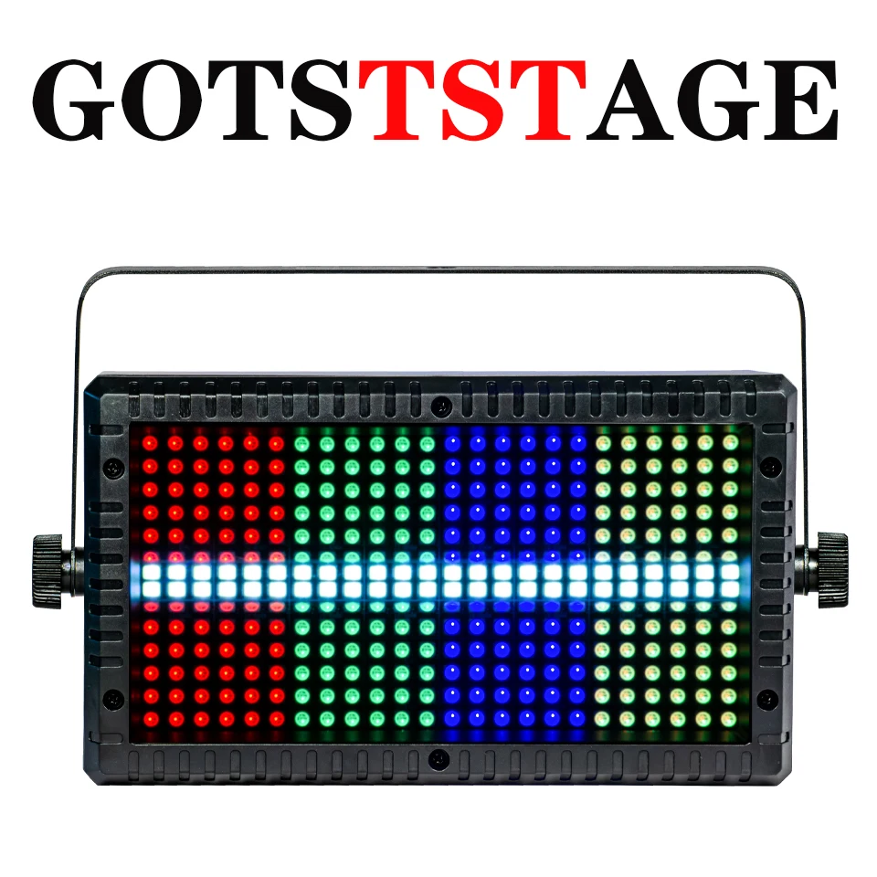 GOTSTAGE 60W Mni LED Strobe Remote 48 White 288 color LEDs 3in1 48Partition DMX Super Bright Dj Strobe Stage Lighting Effects