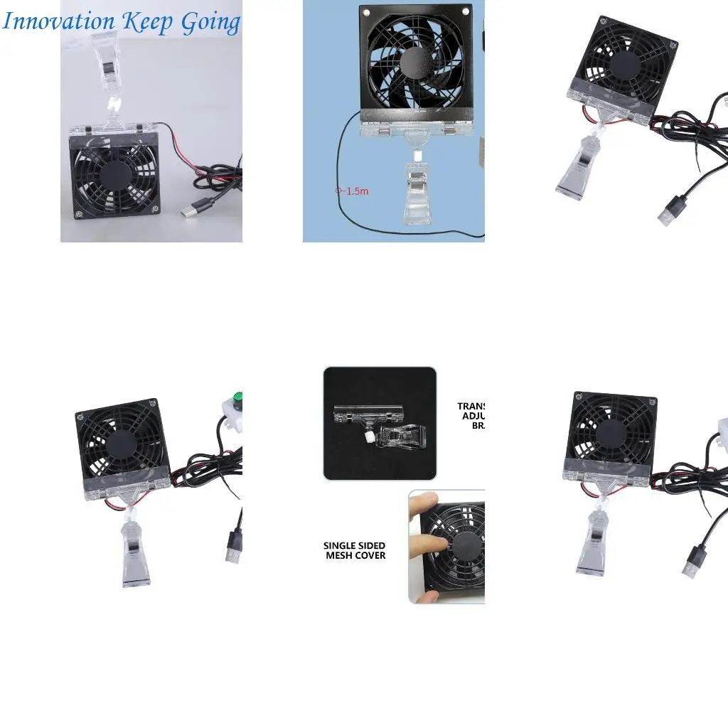 

E65C Aquarium Cooling Fan Multi Temperature Control Water Coolers Farming Fish Adjustable Low Noise Chiller Fan