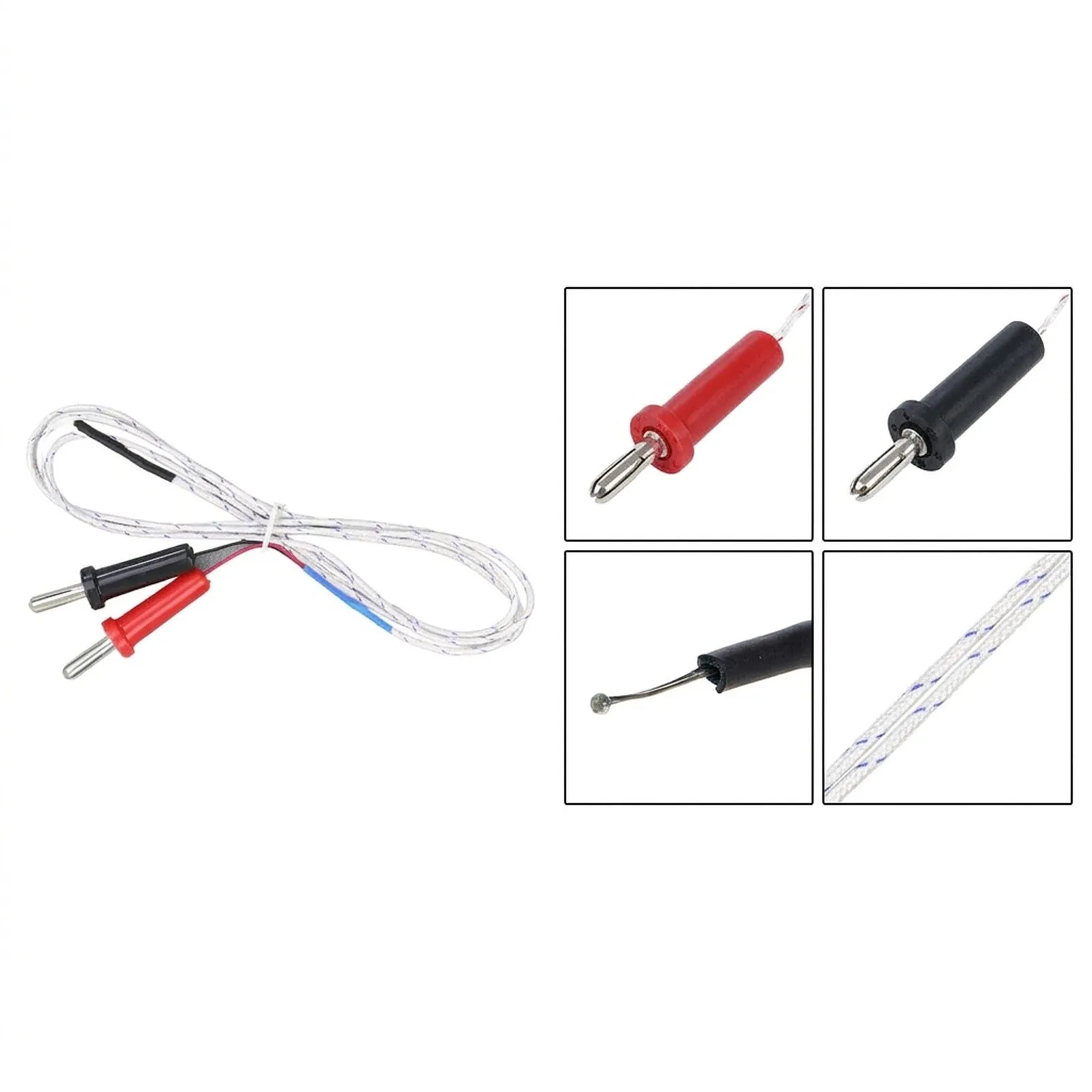 1M K-Type Multimeter Temperature Thermocouple Probe Banana For Testing Digital Circuitry Temperature Measurement Tools