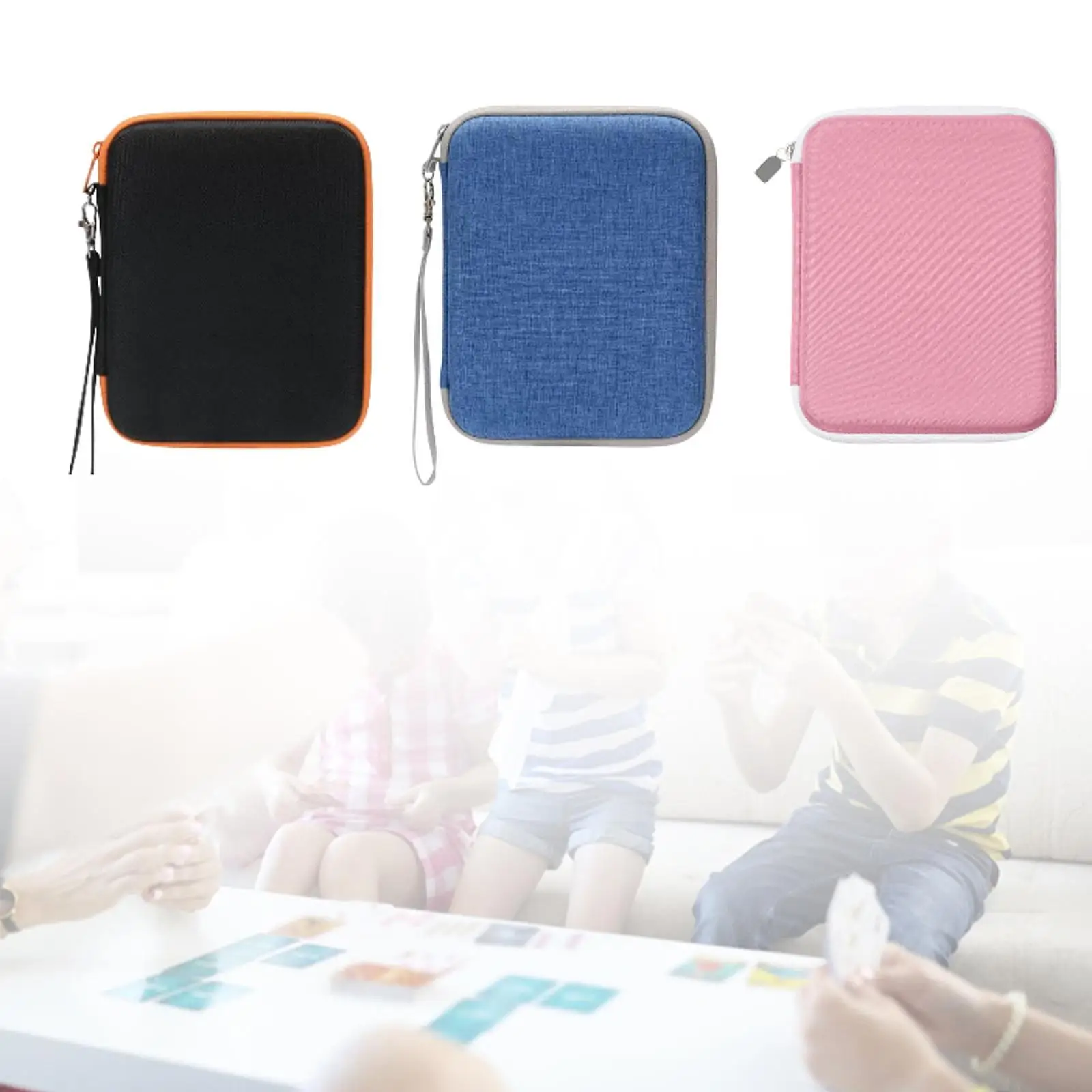 Estuche para tarjetas con reproductor de audio para niños con organizador de 80 bolsillos para tarjetas