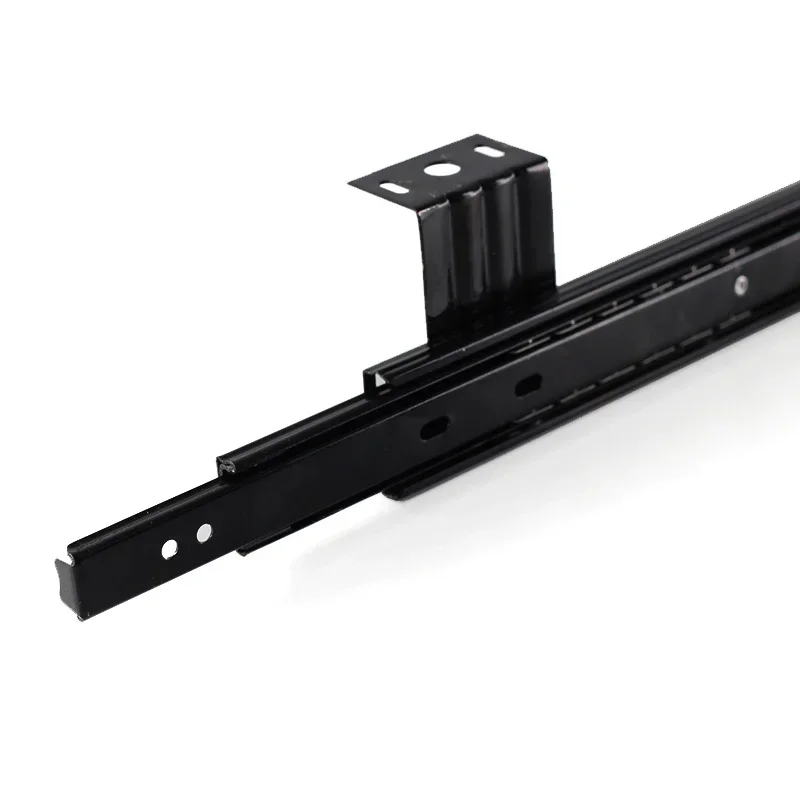 2 قطعة 10-12 "ثلاثة أقسام خزانة الشرائح لوحة مفاتيح الكمبيوتر المسار عازلة الشريحة قوس 25/30 سنتيمتر السكك الحديدية انزلاق بكرة دعم