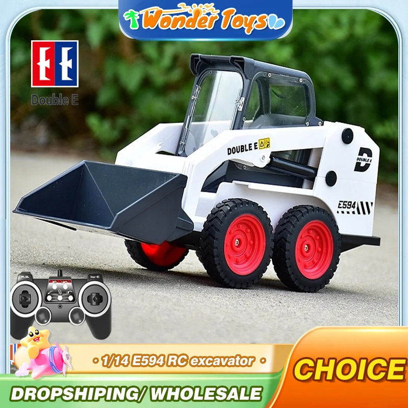 

Double E E594 Rc Bulldozer Excavator Cars Trucks Loader 1/14 Remote Control Car Engineering Vehicles Toys for Boys Children Kid