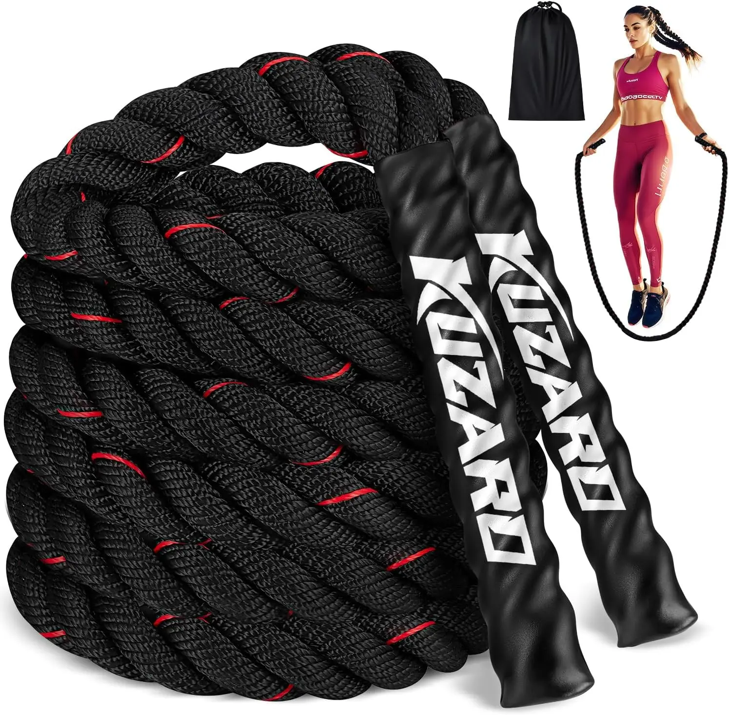 

Weighted Jump Rope for Women, Heavy Fitness Skipping Rope for Strength Training and Weight Loss at Home