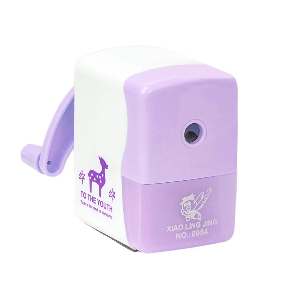 Hand-cranked Pencil Sharpener Anti Sticking Lead Automatic Lead Feeding Pencil Cutter Student Pencil Sharpener