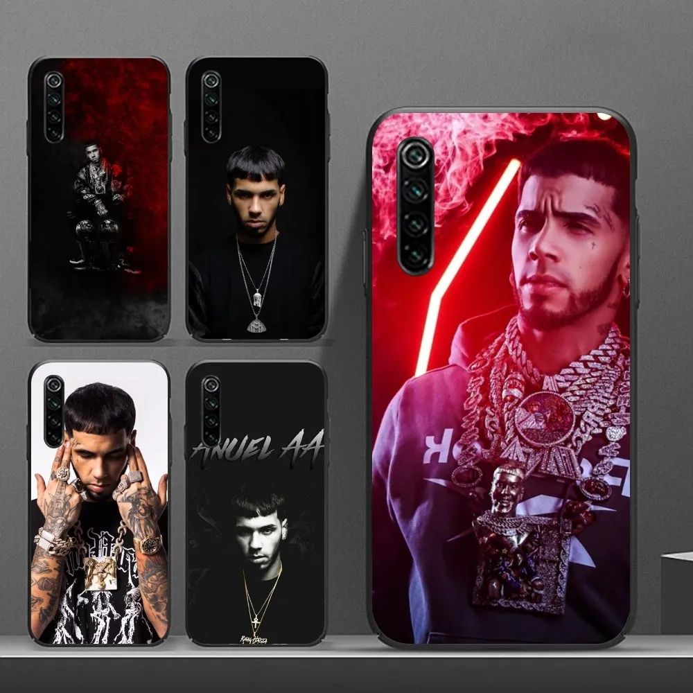 Anuel AA Mobile Cell Phone Case for Realme GT 2 9i 8i 7i Pro X50 X2 C35 C21 C20 C11 C3 Black Soft Phone Cover Funda