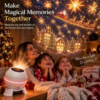 *^*Magical Christmas Projection Night Light,USB Christmas Projector Indoor,Magical…