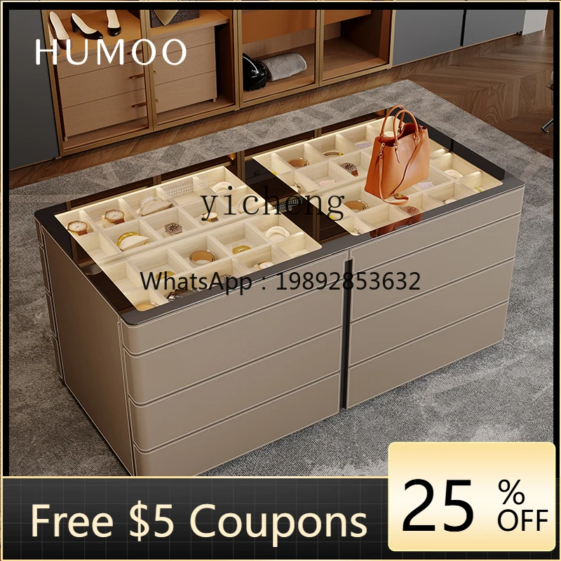 

R1 light luxury cloakroom Nakajima Taiwan modern home multi-functional jewelry jewelry display cabinet