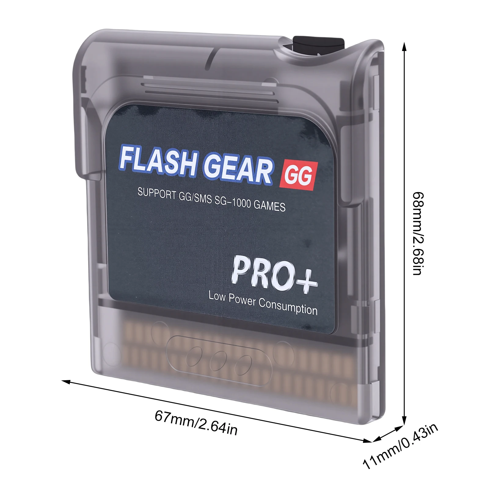 Flash Memory Card Support for GG Game Gear Console 600 in 1 Flash Game Cartridge with Built in 4GB Memory view 2