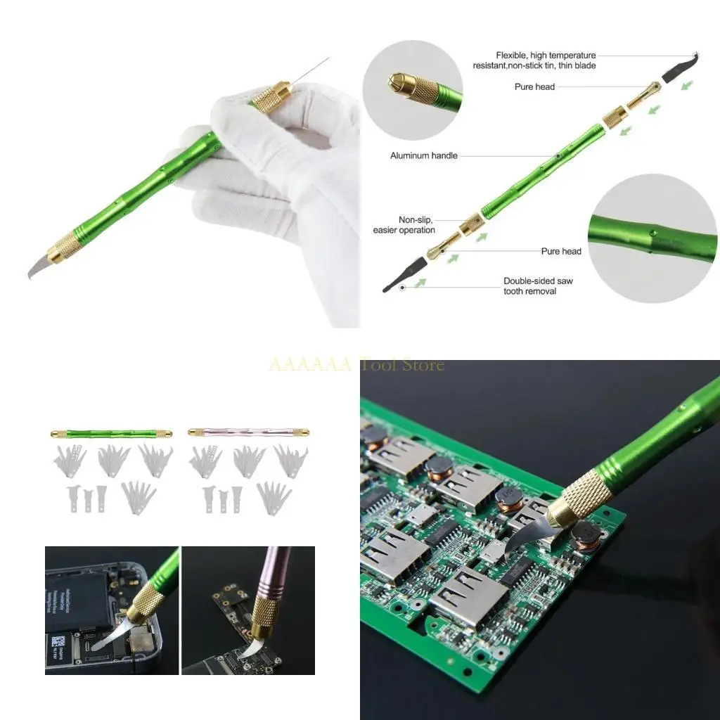 

A2BE IC Chip Remove Blade for Phone Motherboard CPU NAND Removal Dot Scraper