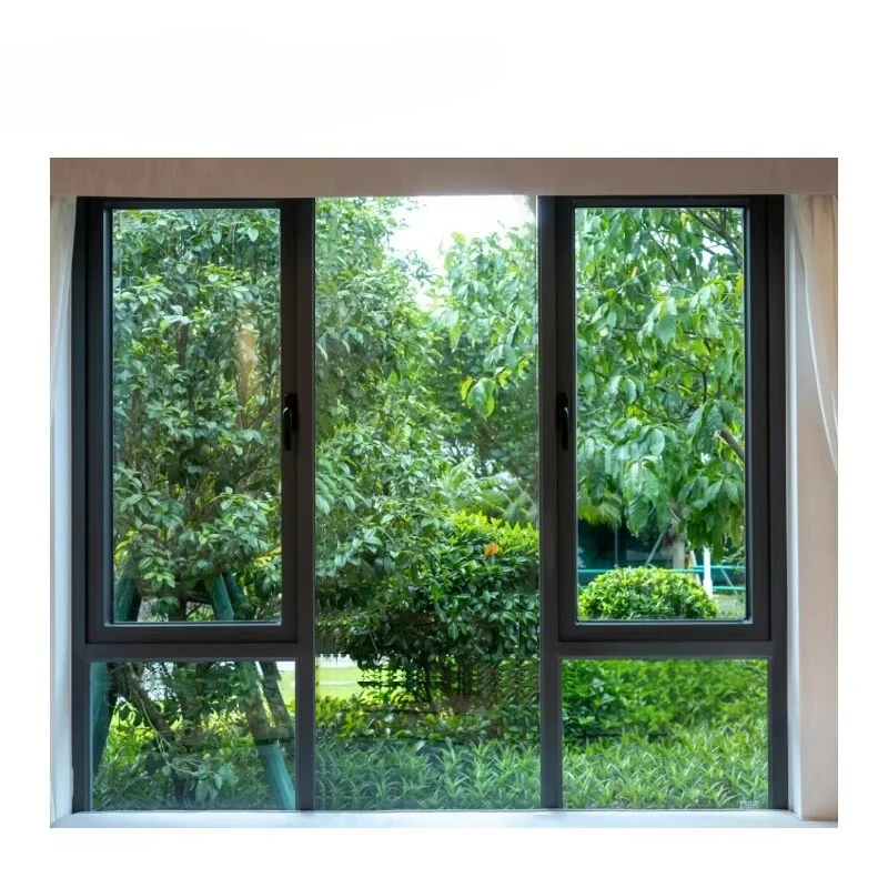 

Customized Double Glazed Thermal Break Aluminum Narrow Frame Window Aluminum Casement House Windows