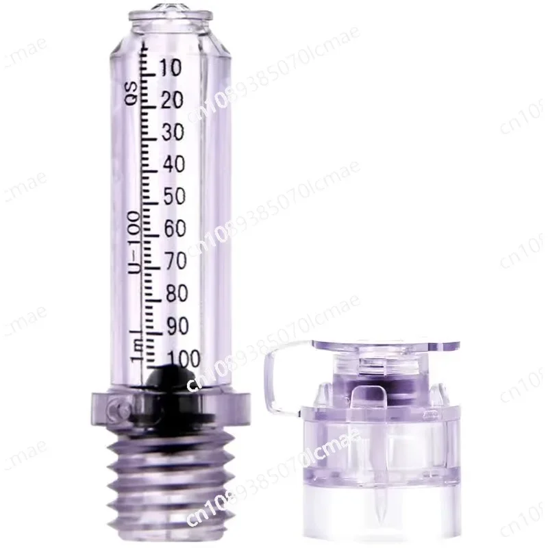 Needle-free syringe tube consumables, accurate measurement of medical material tubes