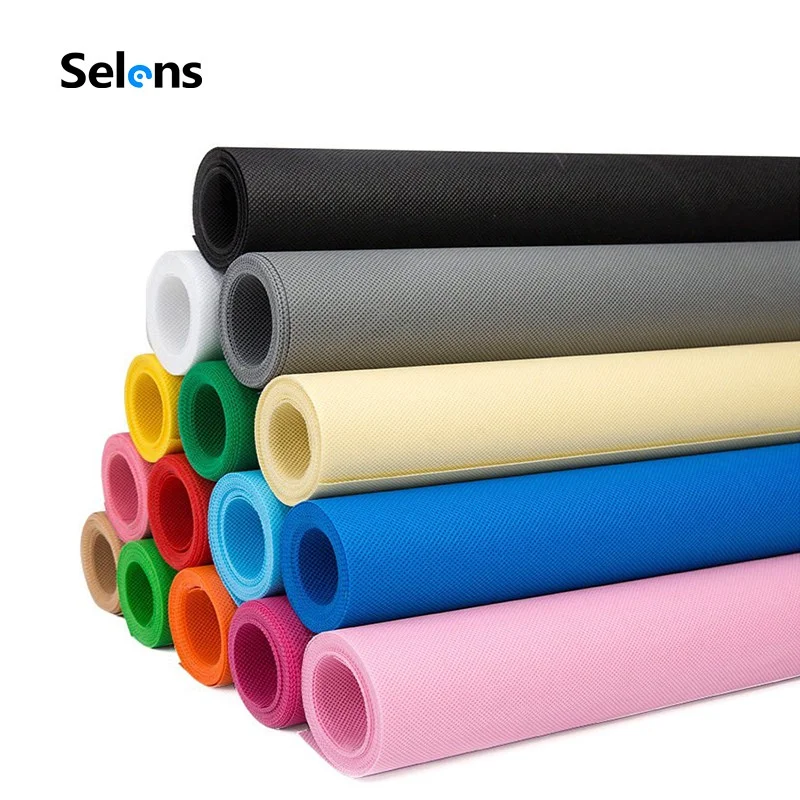 Selens 3x6m Photography Backdrop  Non-Woven Chroma Key Green Screen Background Solid Cloth for Photo Studio Video Live Stream