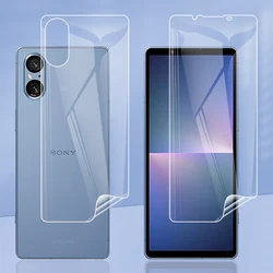 For Sony Xperia5 Xperia 5 V 5V Clear TPU / Matte Anti-Fingerprints Hydrogel Full Cover Soft Screen Protector Film