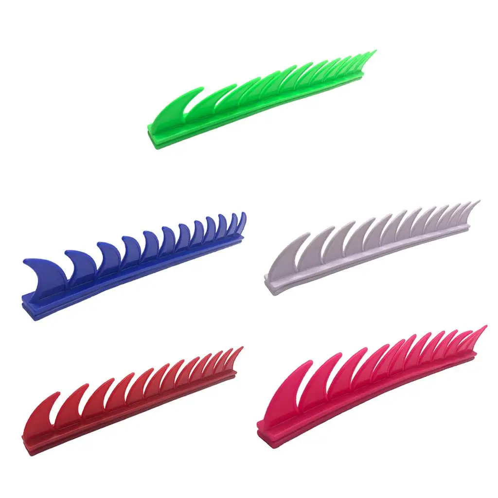 Stickers Helmet Spikes Mohawk Soft Rubber Even Spike Strip Motorbike