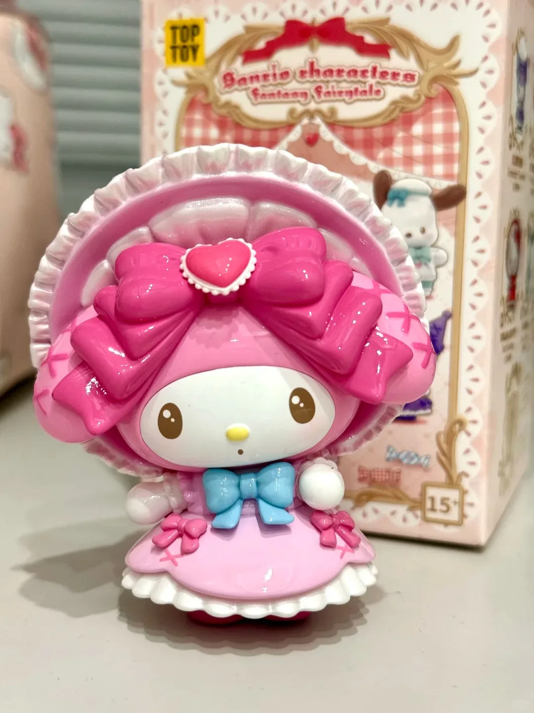 Authentic Sanrio Family gorgeous Fairy Tale Series Blind Box Cute Kuromi Desktop Ornaments Collectible Figures Birthday Gifts