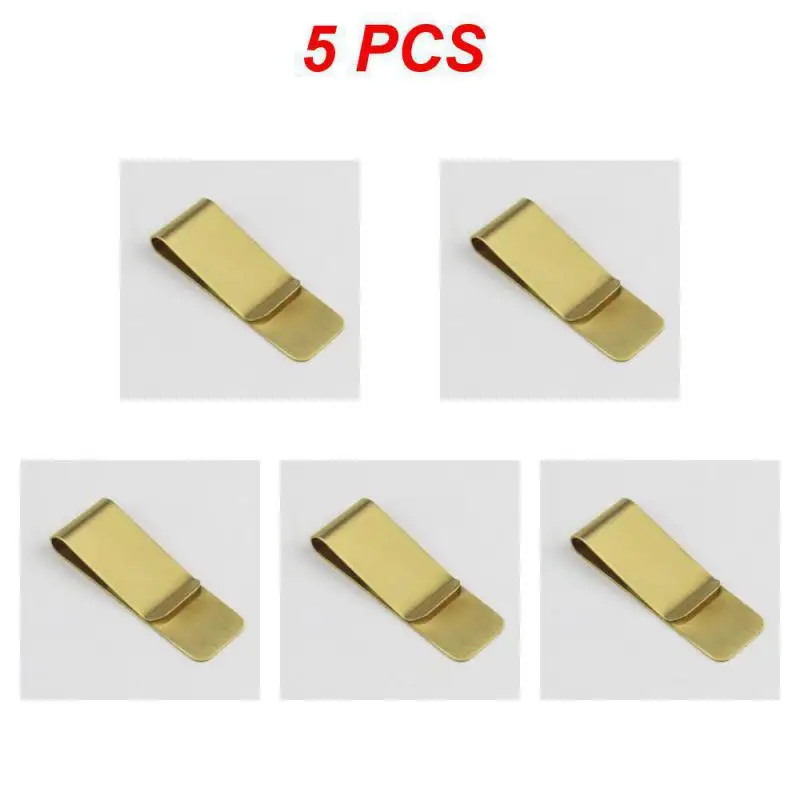 مشبك ورقي معدني للعلامة المرجعية الدفترية ، مادة من الفولاذ المقاوم للصدأ والنحاس الأصفر ، مقاطع الكتب ، لوازم القراءة في المدارس والمكاتب