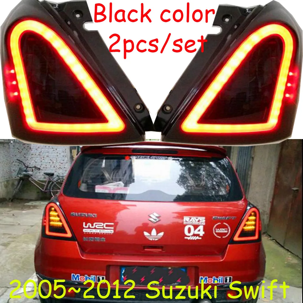 1set Car Bumper Tail Light Swift Taillight Daytime Light LED 2005~2013y Car Accessories Taillamp Swift Rear Light Fog