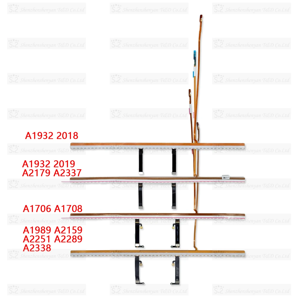 Cable de cámara frontal con retroiluminación y pantalla LED LCD para MacBook Air/Pro, A1706, A1707, A1708, A2159, A2289, A2251, A2338, A1932, A2179,