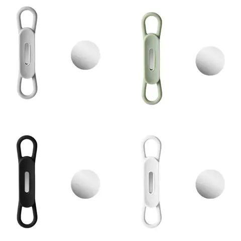 4Pcs 자석 펜 홀더 실리콘 펜 홀더 자석 마커 홀더