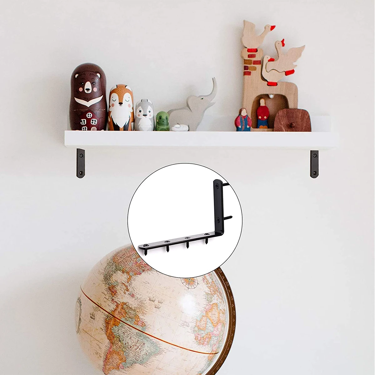 

4pcs/set connector Corner Bracket Brace Stainless Steel Brackets 90 Angle iron Joint Shelf Support for Furniture Cabinet Screens