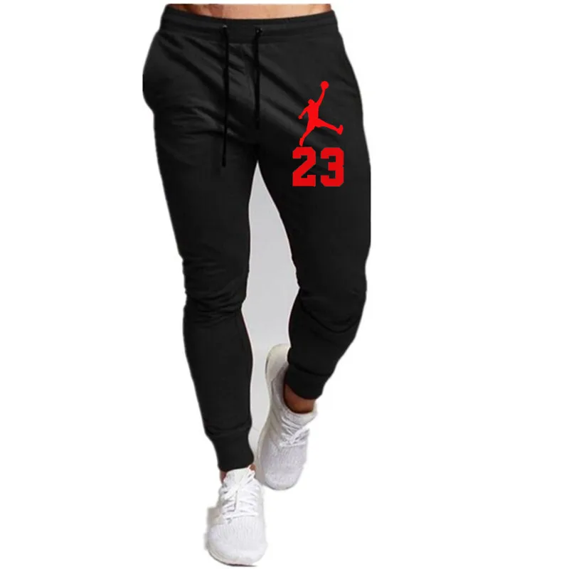 

Casual pants men's jogging sports pants large size elastic waist sports casual pants loose fitness autumn slim fit