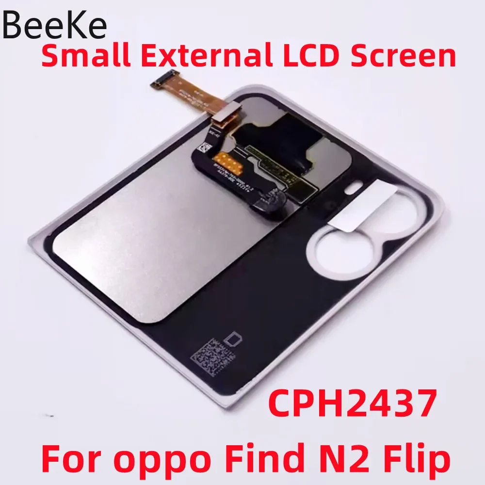 

Original 3.26" For OPPO Find N2 Flip Small LCD Display External Screen Touch Digitizer Assembly CPH2437 Rear Back Battery Cover