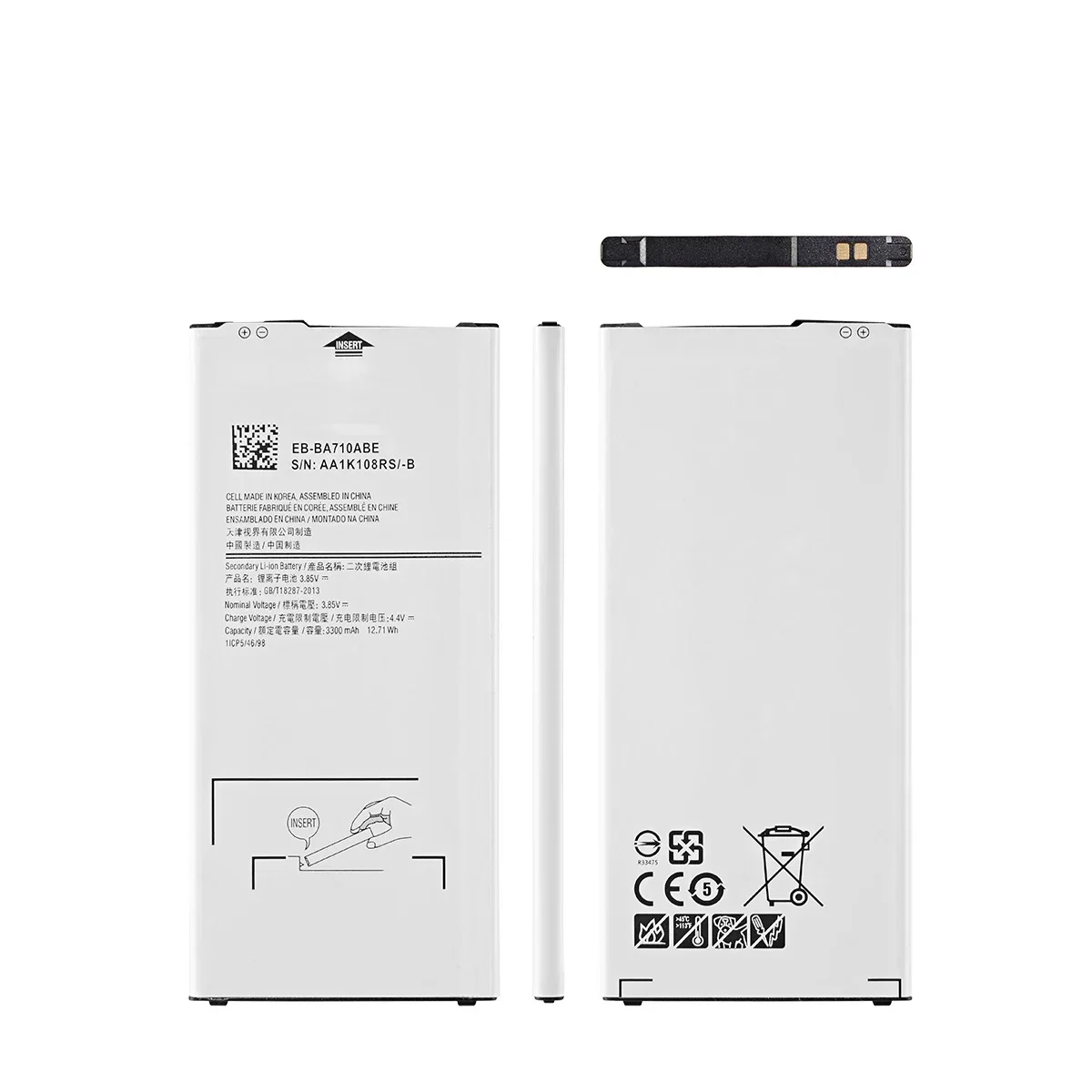 Brand New EB-BA710ABE 3300mAh Battery For Samsung Galaxy A7 A7100 A710 A7109 A710F 2016 Edition Mobile Phone +Tools