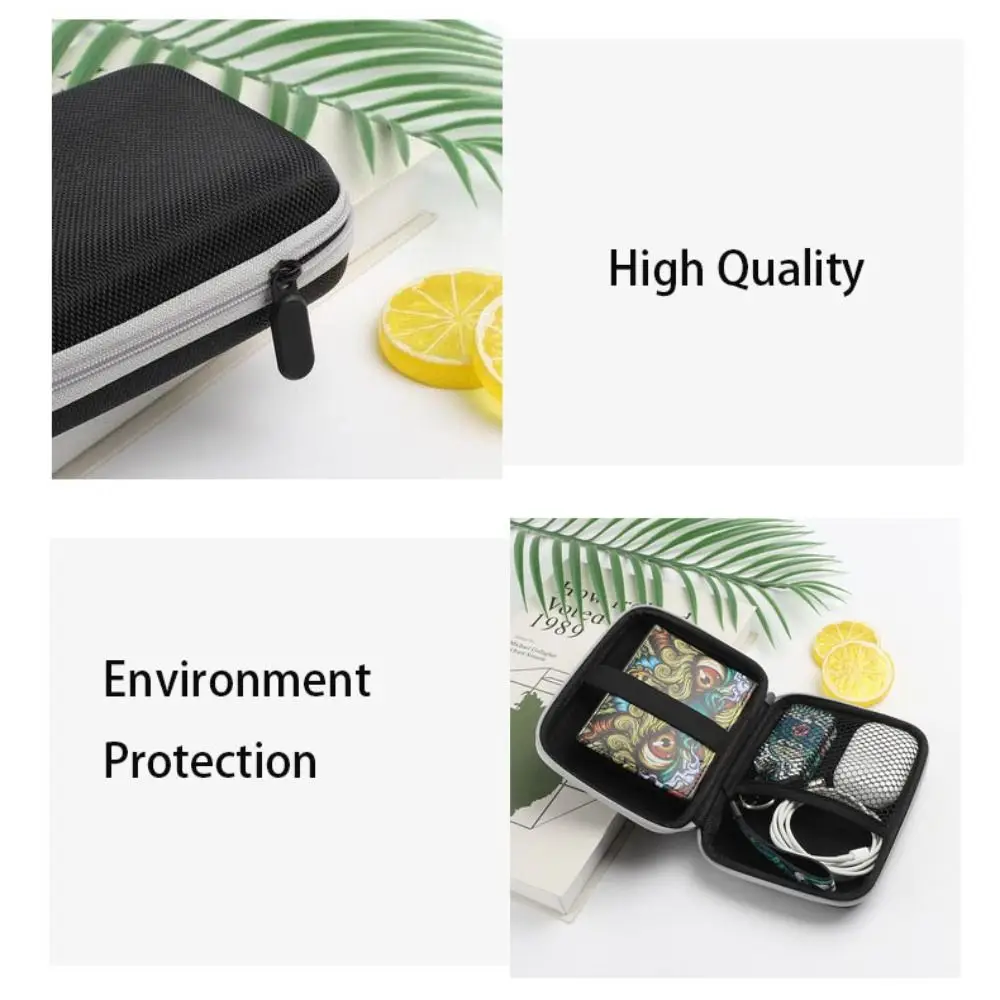 Compartments Data Cable Organizer New EVA Shockproof HDD Box Zipper Environment Protection Digital Container Travel