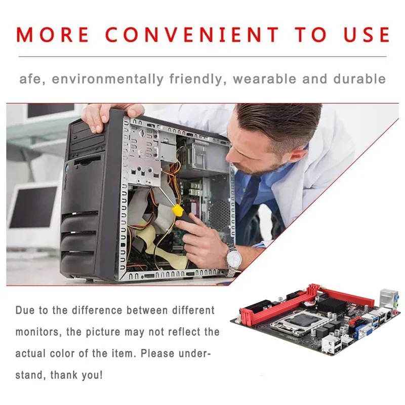 B75A (B75) Motherboard+SATA Cable+Baffle LGA1155 2XDDR3 RAM Slot NVME M.2+WIFI M.2 Interface USB3.0 SATA3.0