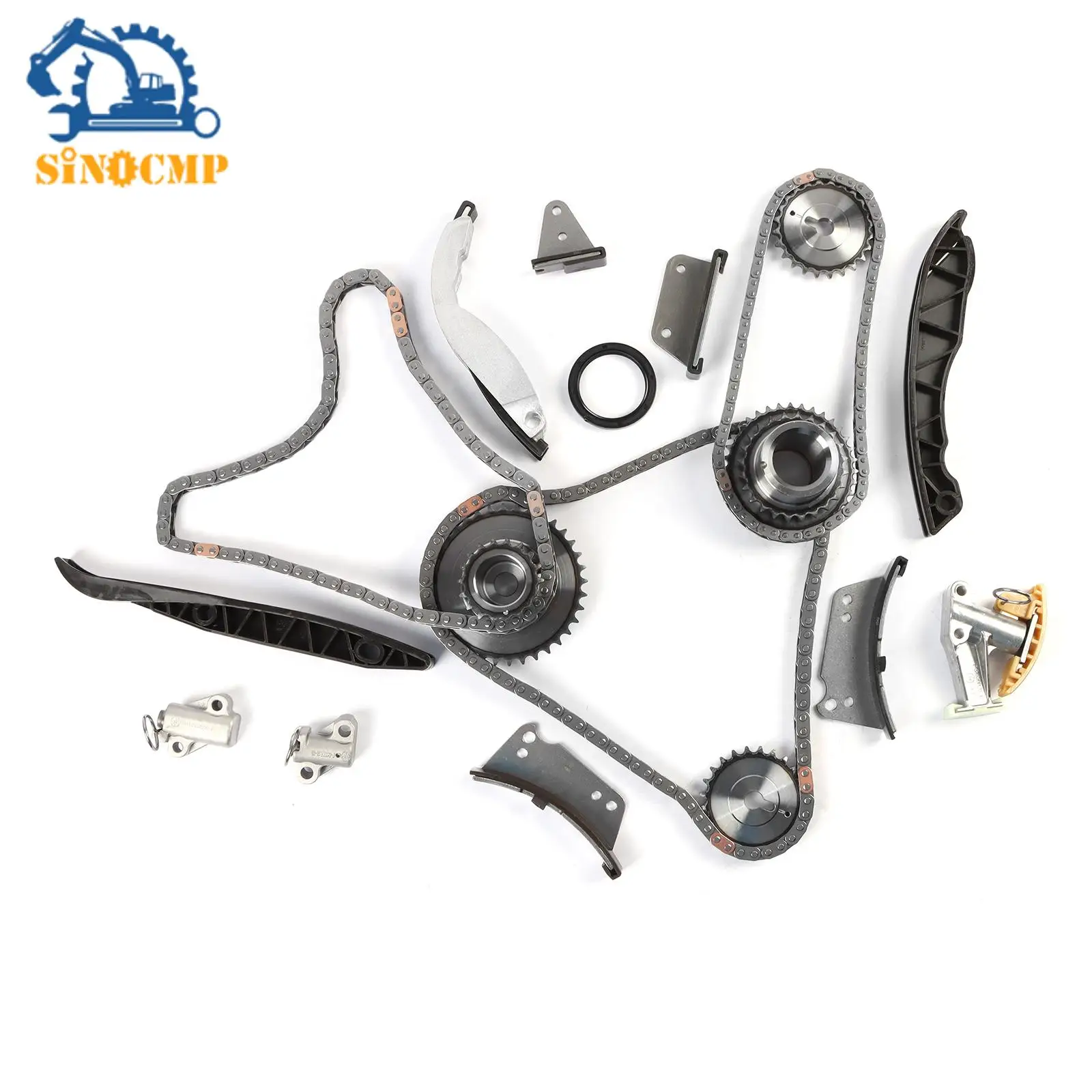 

Timing Chain Kit D4CB 2.5L For 2001 - 2007 Hyundai D4CB H1 (H200) Box/Mini Bus 2.5L 2497cc CRDi Car Engine Parts Accessories