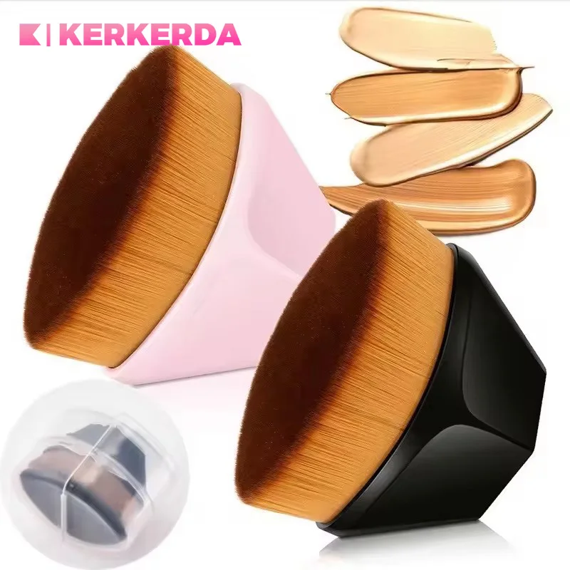 

Makeup Brush Foundation Brush No Trace High Density Fiber Hair Easy to Carry Mini Makeup Brush With Box Beauty Tool Professional