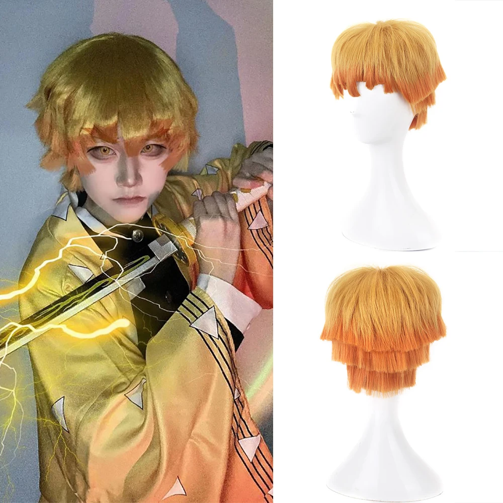 Высококачественный аниме Demon Slayer Zenitsu Agatsuma