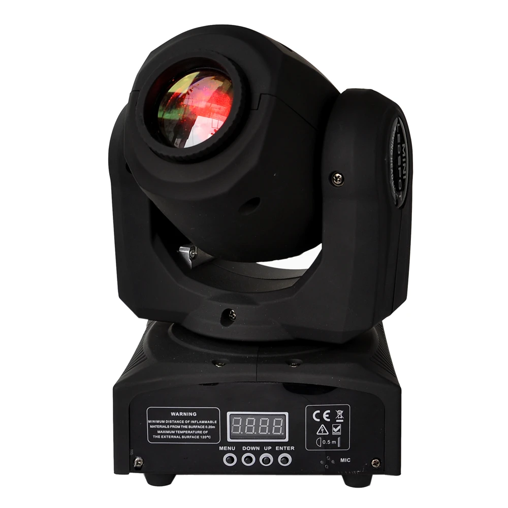 Professional American DJ Stage Light COB 30W Led Pocket Moving Head Spot LCD Display Rotating Color Gobo Wheel Manual Focus