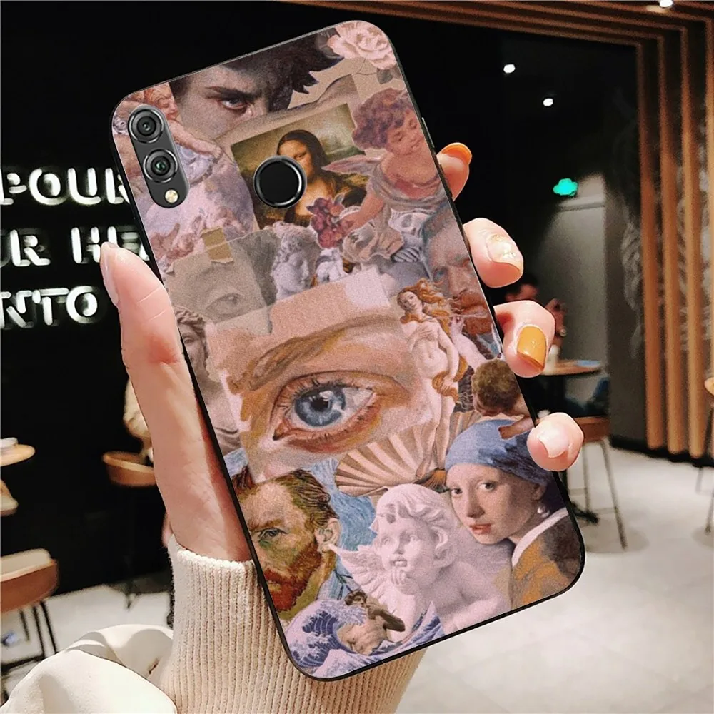 Renaissance Art Painting Phone Case For Huawei Honor 10 Lite 9 20 7A Pro 9X Pro 30 Pro 50 Pro 60 Pro 70 Pro Plus