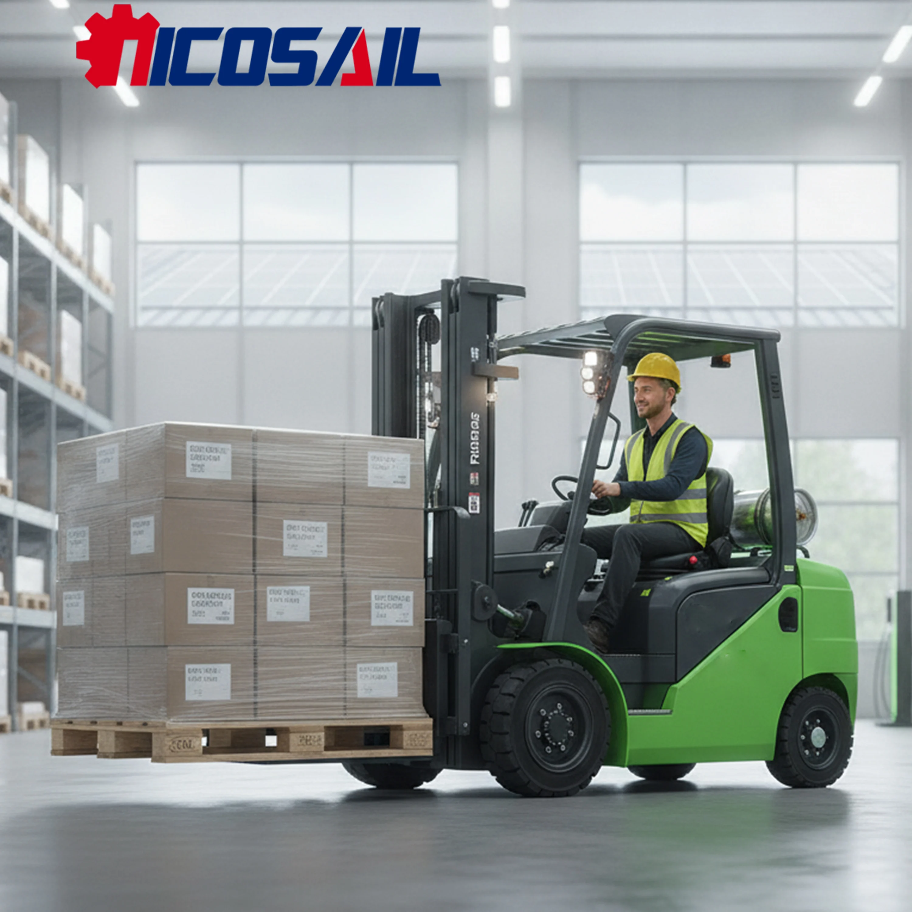 

Custom Small Forklift for Book Distribution Warehouses CE Euro 5 Compact Hydraulic Material Handling Machine